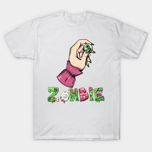 Zombie Hand with eyeball T-Shirt